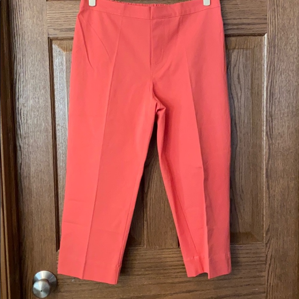 Isaac Mizrahi Live! 24/7 Stretch Ankle Pants 10P  - Free Shipping!